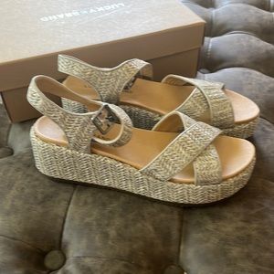 Lucky espadrilles new with box